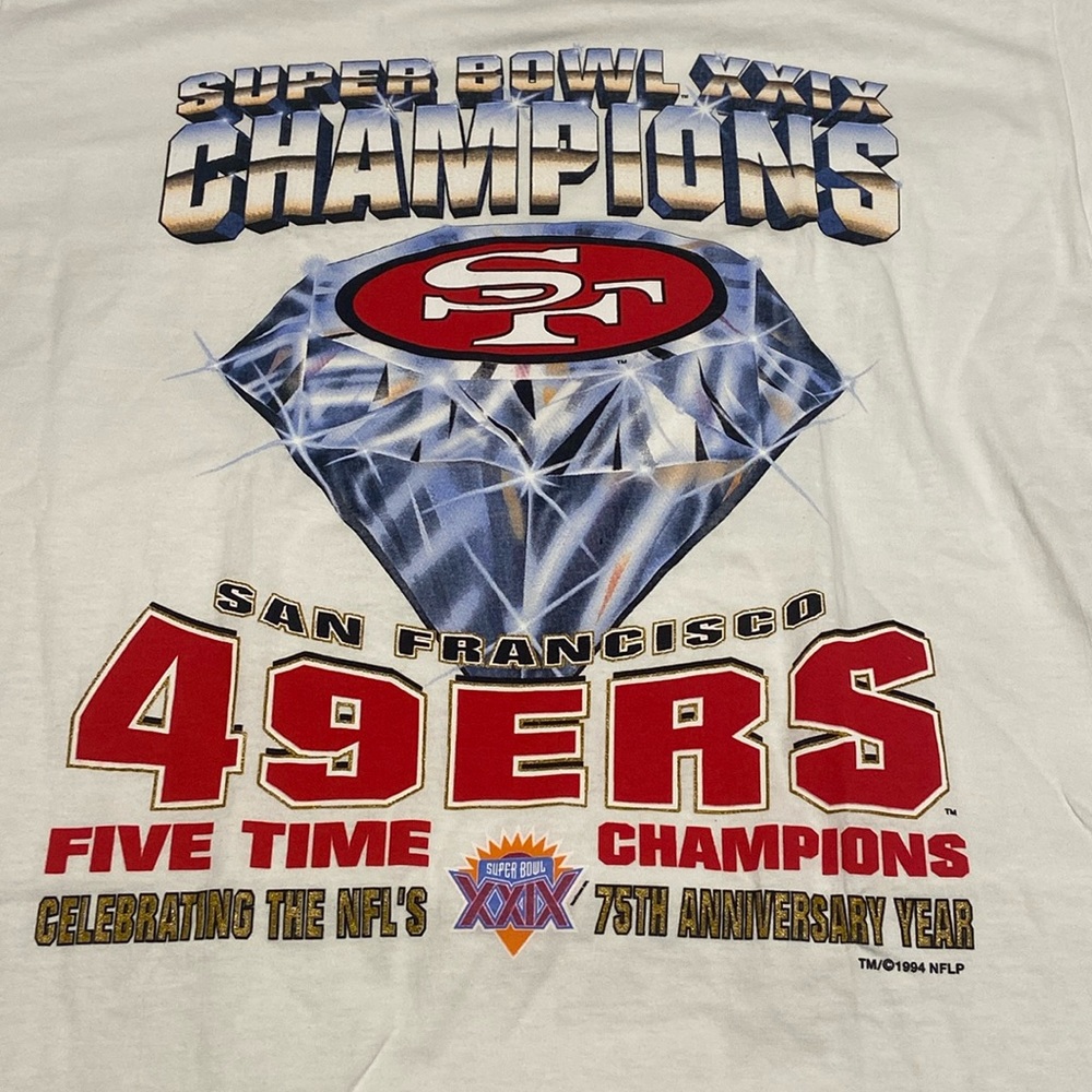 Vintage 1994 San Francisco 49ers Super Bowl championship shirt - Picture 2 of 7